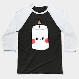 Cute candle, kawaii candle Baseball T-Shirt